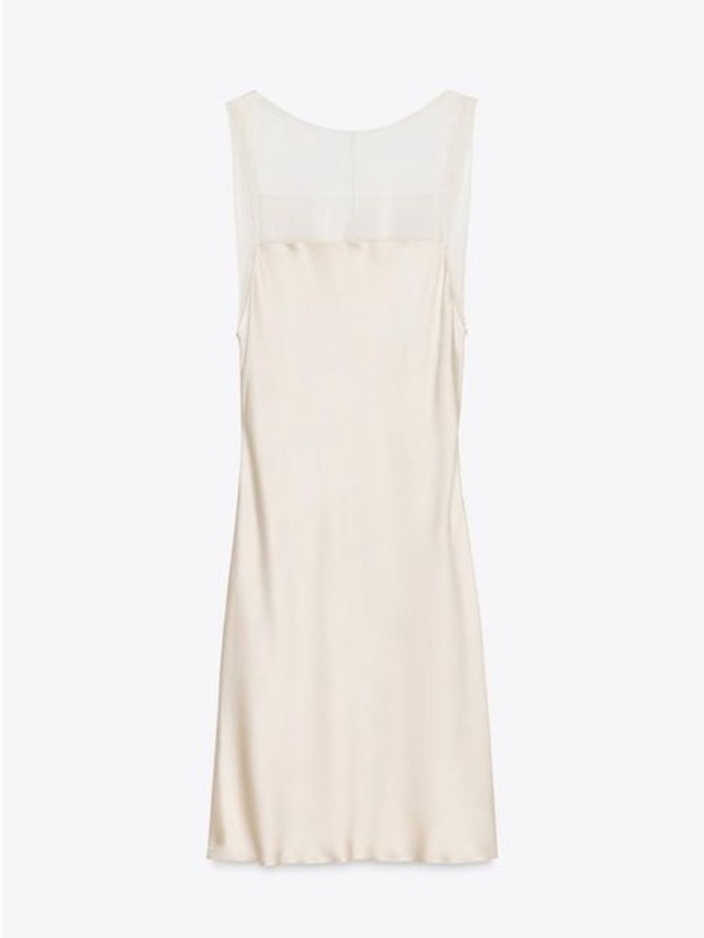 Zara Limited Edition Satin Tulle mini dress